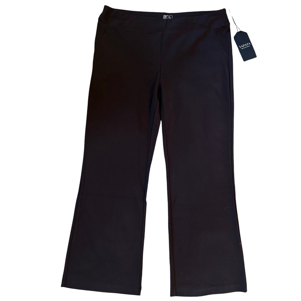 Tapata Brown Wide Leg Work Trousers Women's 28‎